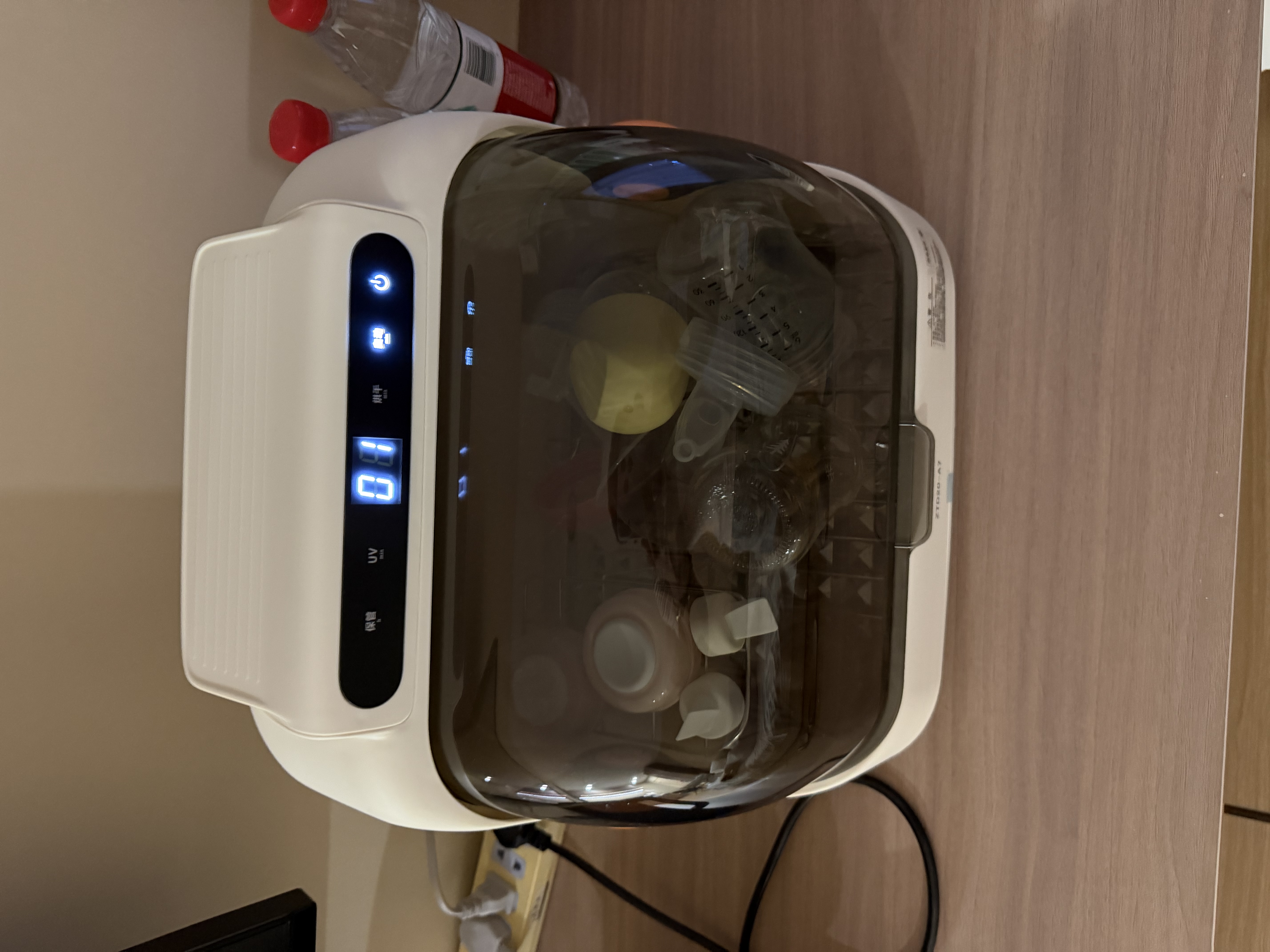 康宝奶瓶消毒柜婴儿紫外线奶瓶消毒烘干一体机翻盖式奶瓶消毒器带烘干 实拍图