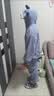 氧家小丑鱼睡衣 搞怪连体情侣睡衣男女冬季加绒加厚珊瑚绒卡通家居服 鲨鱼连体衣 S M 适合身高150-165cm 实拍图