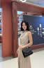 CALWAN KEODH包包女款轻奢真皮链条斜挎包单肩小方包生日礼物高级感送女友老婆 黑色-品牌百搭实用走心女生闺蜜 实拍图