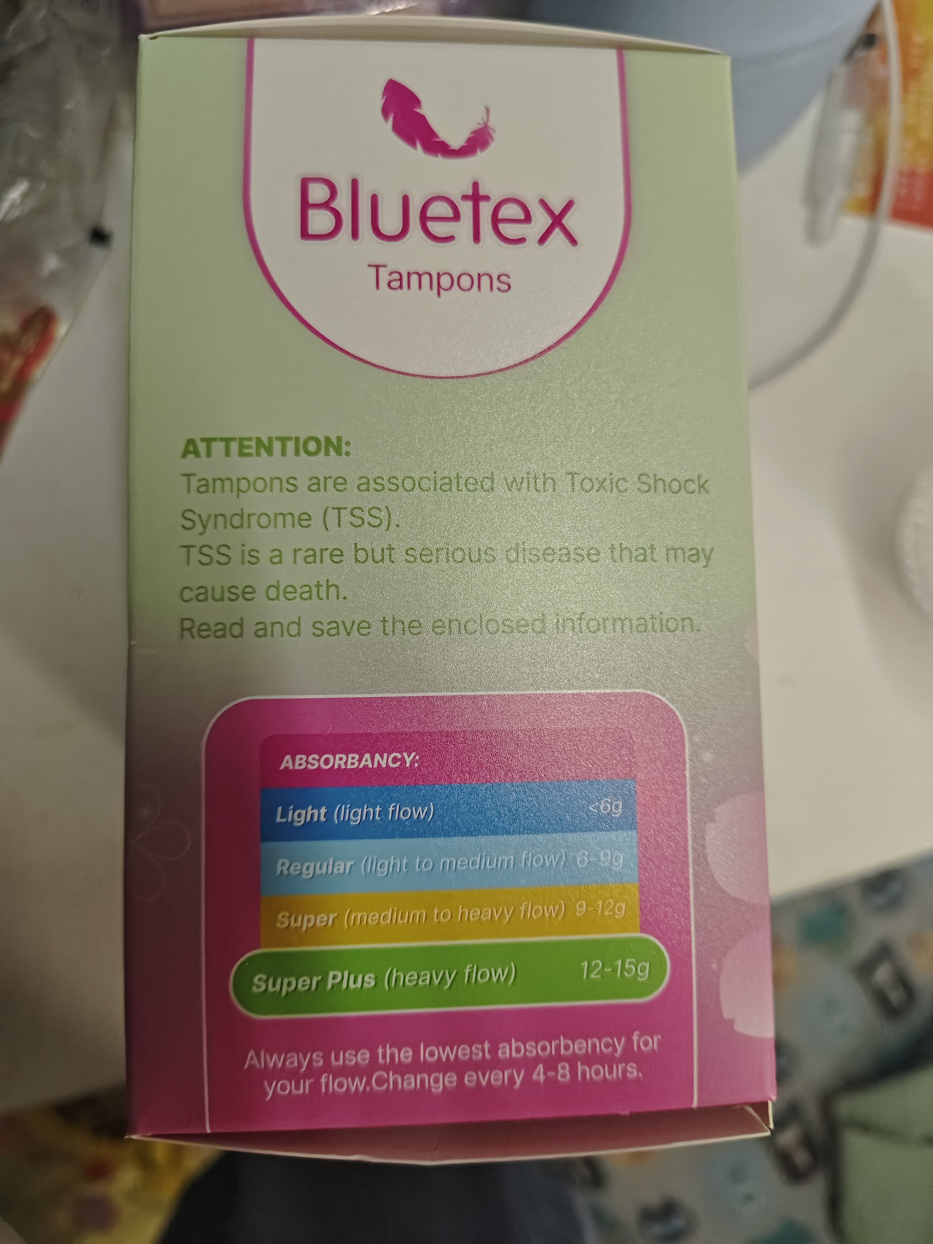 蓝宝丝（Bluetex）卫生棉条长导管式(超大流量26支)月经姨妈棒游泳内置塞入京东自营 实拍图