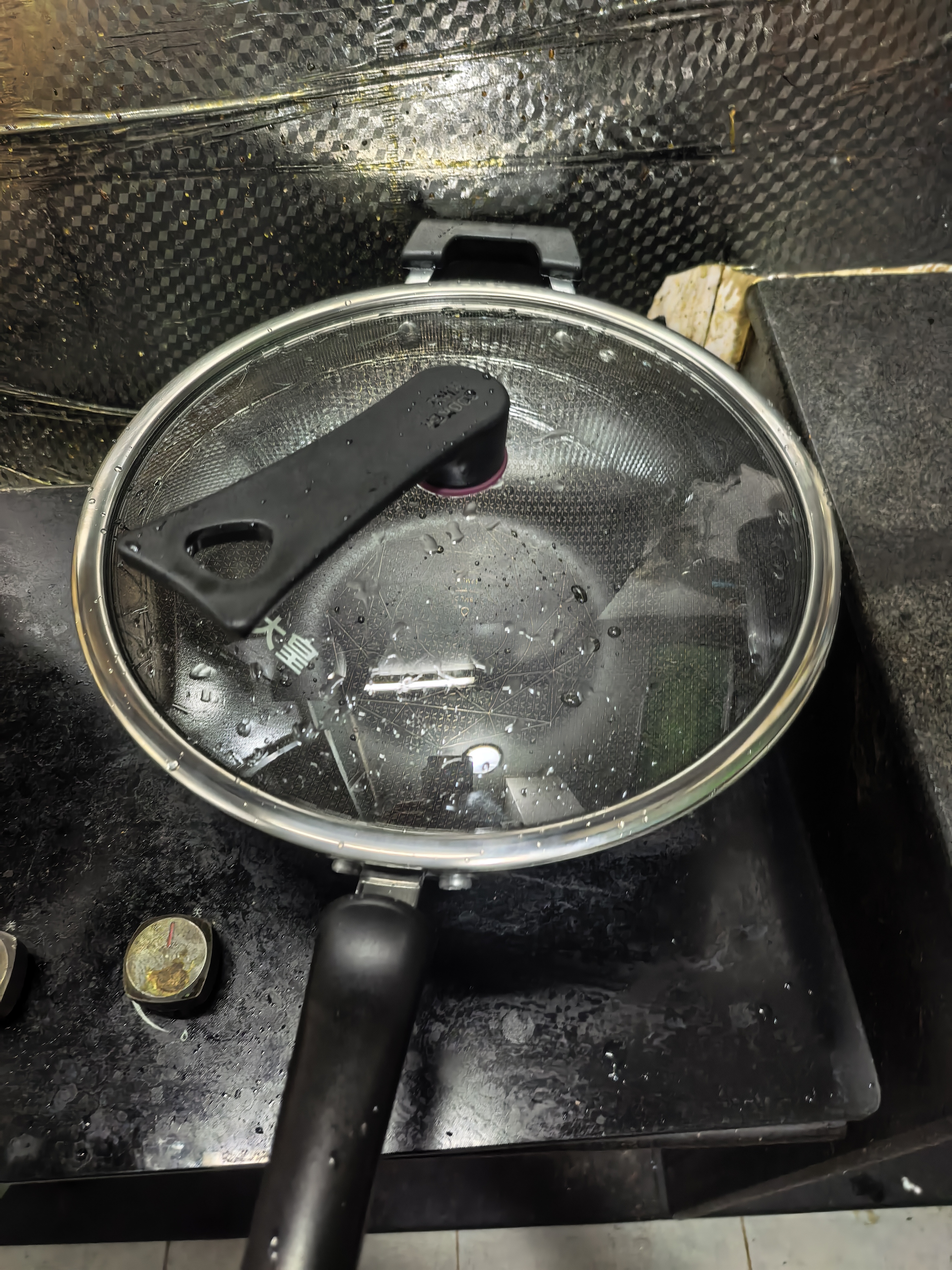 炊大皇 炒锅 316不锈钢炒菜锅双面蜂窝纹不粘炒锅32cm 可立可视盖不挑灶 实拍图