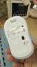 罗技（Logitech）M221 轻音鼠标 无线鼠标 办公鼠标 对称鼠标 带无线微型接收器 米白色 实拍图