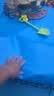 乐林源儿童充气沙池广场摆摊决明子公园户外小孩玩沙挖沙玩具夜市沙滩池 加厚12平方（3*4米） 实拍图
