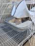 憨憨宠猫笼折叠猫笼子大号猫别墅加粗加密双层猫舍猫窝宠物猫咪用品家用 白色 700双层 实拍图