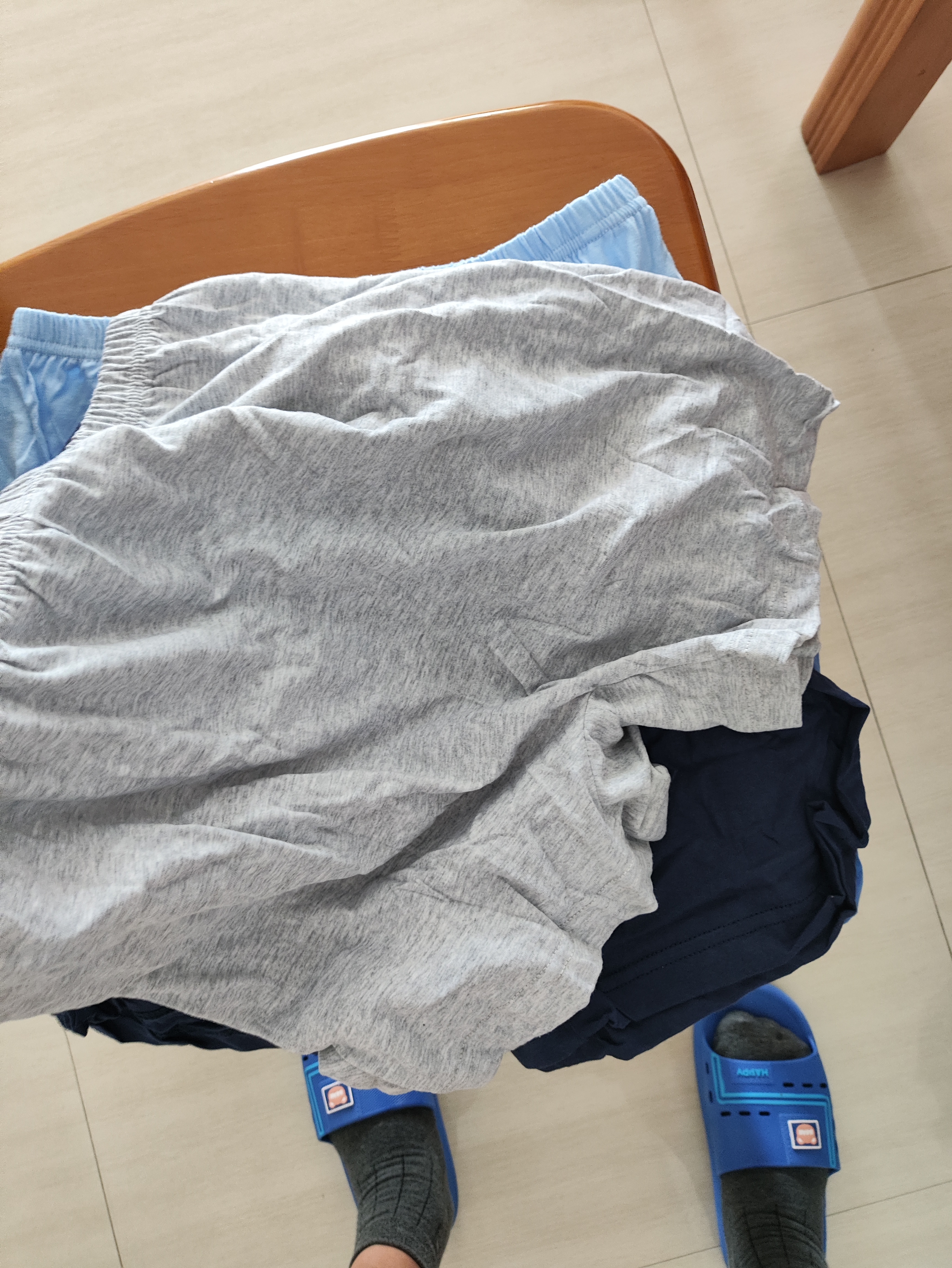 浪莎中老年内裤男纯棉抑菌大码宽松版型老人平角裤全棉男士内裤4条装 实拍图