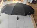 暖心话全自动雨伞折叠大号男女双人晴雨两用防紫外黑胶防晒遮阳伞太阳伞 72骨升级款大伞-尊贵黑 实拍图