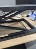 全品屋升降电脑桌站立办公书桌显示器升降支架台式工作台桌 【七档手动升降】-曜石黑 健康办公 实拍图