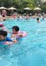 swimbobo儿童游泳圈防侧翻男女童坐圈小孩充气浮圈儿童游泳装备BO8001L 实拍图