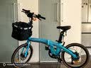 京东京造 电助力折叠车 E-FOLD 100 双模式电动自行车后轮电机 极光蓝 实拍图