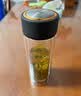 富光双层玻璃杯水杯子茶水分离泡茶杯男女士高颜值团购定制400ML 实拍图