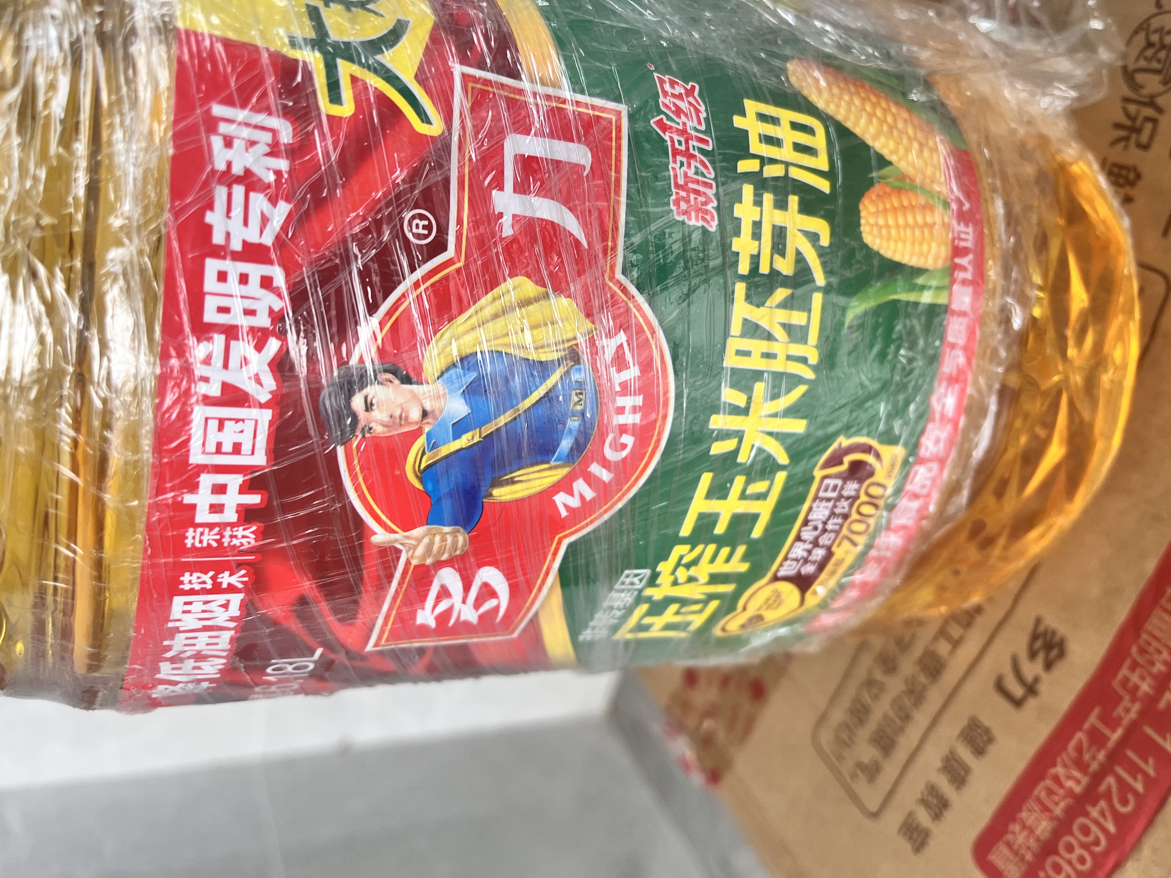 多力压榨玉米油 囤货箱装 6.18L*4桶 实拍图
