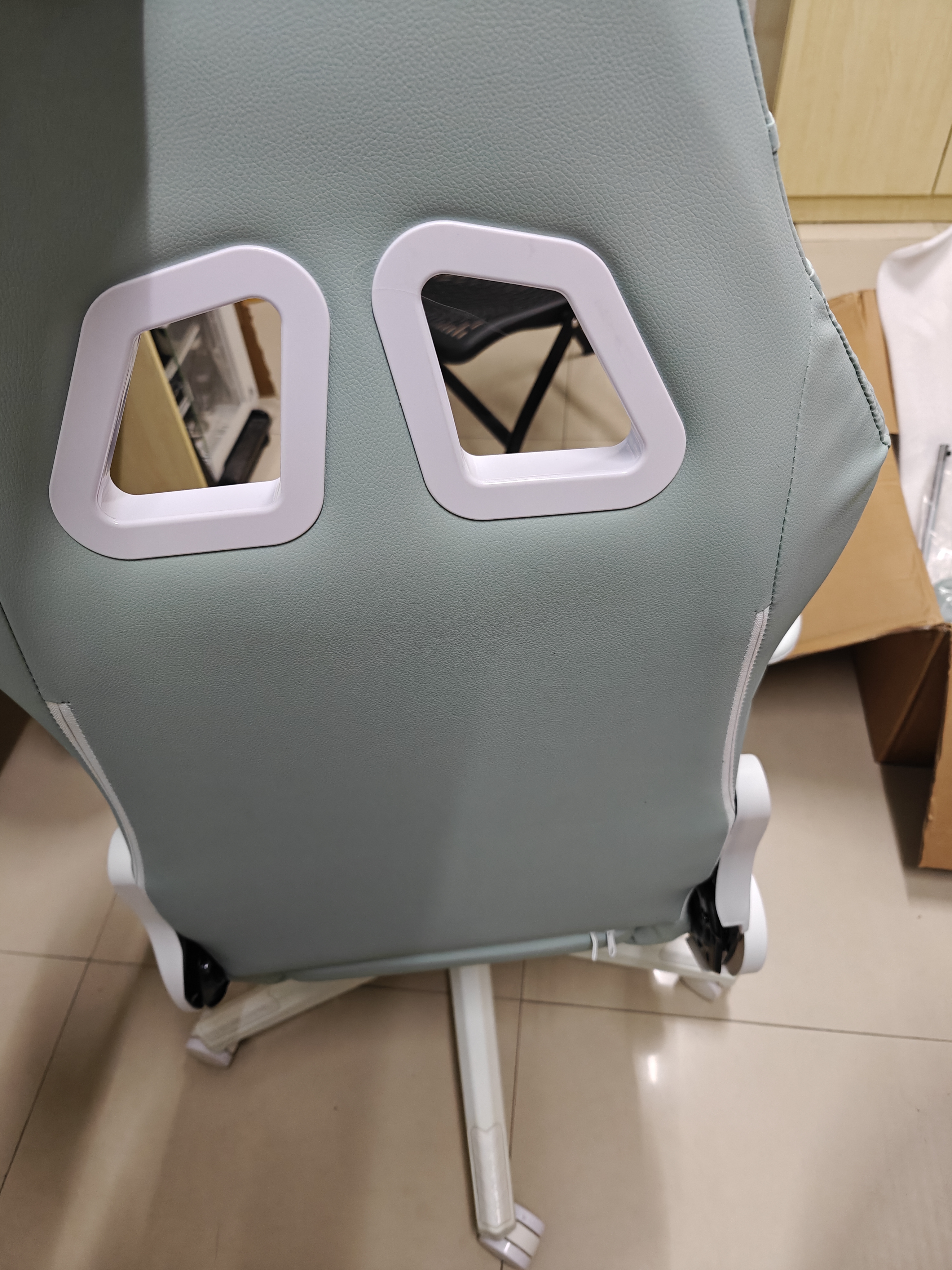 DOWINX电脑椅人体工学椅子家用游戏电竞椅可躺办公椅舒适久坐转椅升降椅 升降旋转扶手-薄荷绿 实拍图