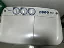 美的（Midea）半自动双桶洗衣机8公斤洗5.5kg脱水双缸波轮老人简易操作品质电机小巧不占地租房宿舍必备以旧换新 半自动 双缸 8kg 实拍图