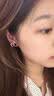 BJYL莫比乌斯耳钉男士2026新款磁吸无耳洞耳夹耳环痞帅潮流学生耳饰品 耳钉款单只(有耳洞拍） 实拍图