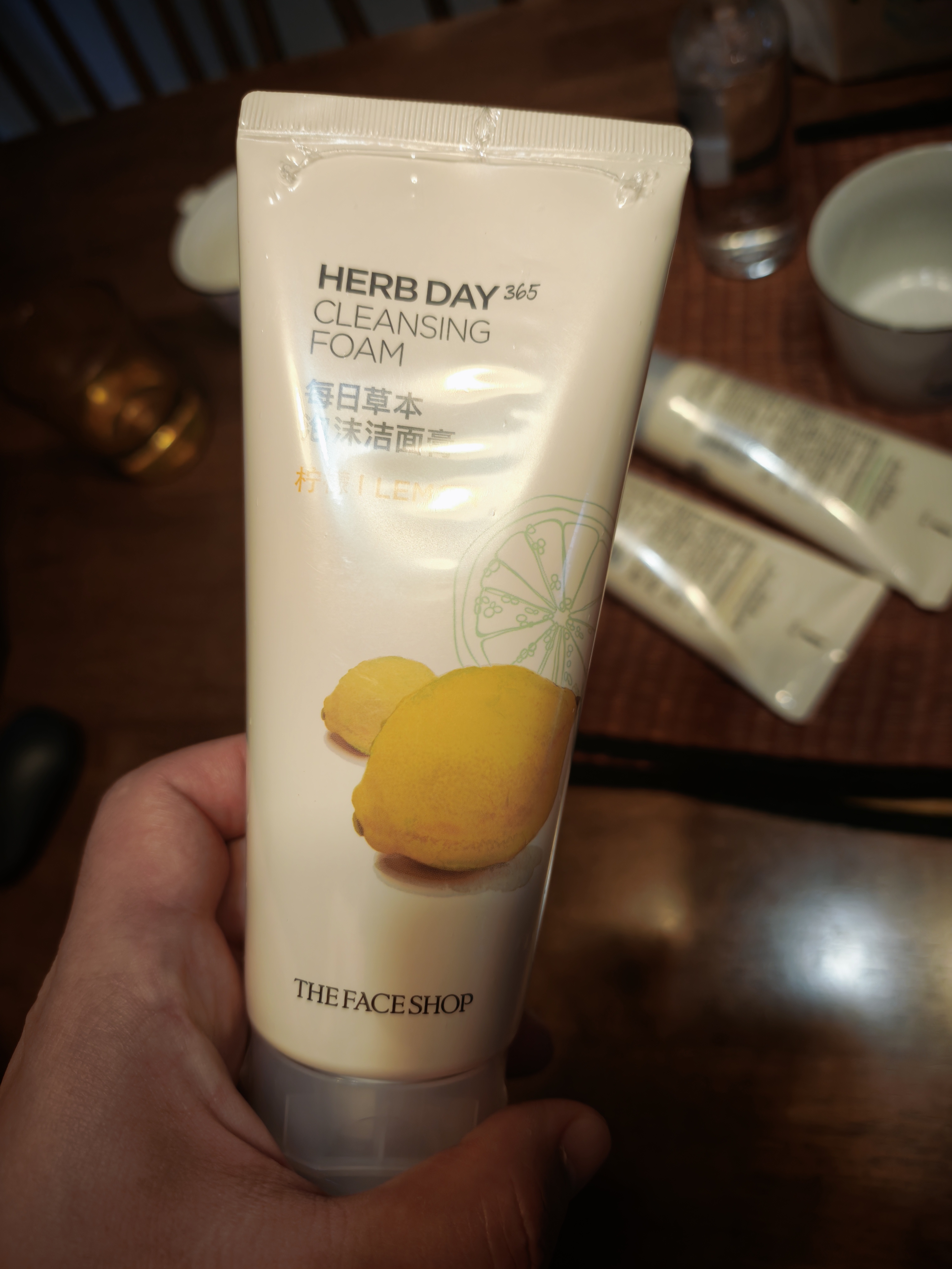 菲诗小铺（THE FACE SHOP）草本泡沫洁面洗面奶柠檬170g开学季送男女友教师节礼物 实拍图