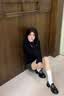 CAMILA KSENIA小皮鞋女士2026新款秋季厚底单鞋子时尚品牌鞋子漆皮乐福鞋一脚蹬 黑色 38 实拍图