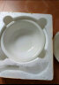 2个汤古大碗创意家用陶瓷汤碗可爱吃泡面碗大号个性微波炉专用碗 2个8英寸汤古(纯白) 实拍图