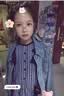 ASK JUNIOR满钻儿童牛仔外套2026秋季女童翻领长袖开衫外套上衣 蓝色 140 实拍图
