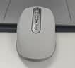 罗技（Logitech）大师系列 MX Anywhere 3S 静音鼠标 无线蓝牙双模 商务办公 便携 太空银 接收器另购 苹果鼠标适配 实拍图