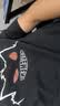 真维斯（Jeanswest）冰丝t恤男短袖夏季冰感运动速干衣服青年男士丝光棉宽松大码半袖  黑色（怪咖白） XL (180) (不起球不掉色) 实拍图