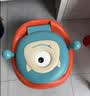 世纪宝贝（babyhood）儿童小马桶坐便器 婴幼儿便盆男女宝宝座便器PU软垫 格里蓝 实拍图