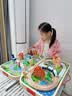 木丸子轨道积木多功能实木棋盘小火车五子棋儿童早教益智生日礼物桌游戏 实拍图
