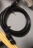 绿联超六类网线 CAT6A类万兆成品网线 2米家用电脑路由器网络工程8芯双绞跳线带双接头兼容千兆黑55157 实拍图