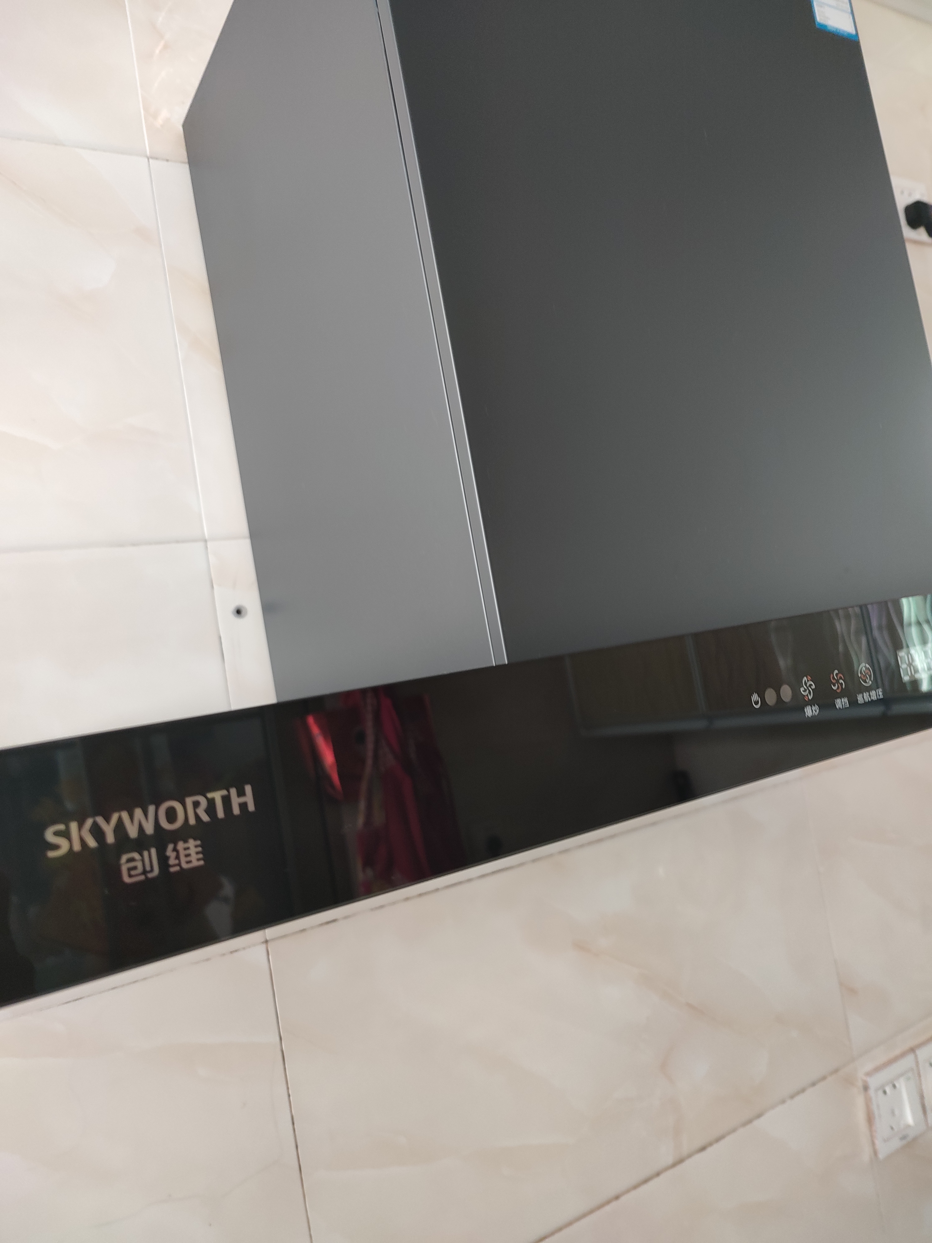 创维（Skyworth）抽吸排油烟机家用欧式顶吸T型 变频大吸力 上门安装以旧换新 免拆洗挥手智控一级能效自净清洗Y019 实拍图
