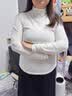 猫人【德绒羊毛】高领打底衫女春季保暖针织毛衣长袖内搭T恤衫上衣 实拍图