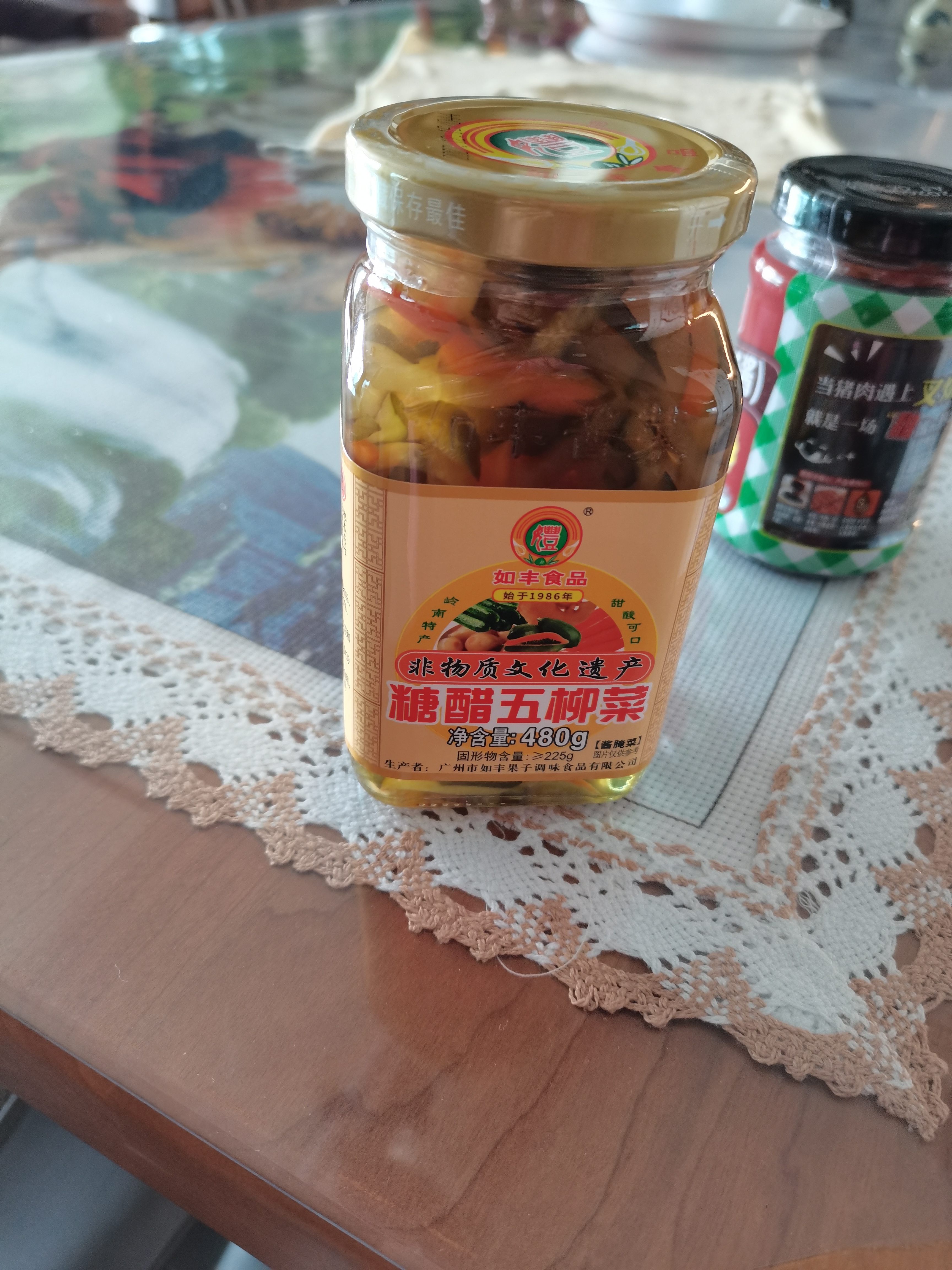 如豐糖醋五柳菜480g*1瓶 调味品 五柳菜酸甜可口甜酸渍菜广东增城特产 实拍图