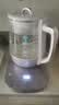 九阳（Joyoung）1.5L全玻璃沸萃养生壶煮茶器 0胶水玻璃滤网炖盅 花茶壶烧水保温一体恒温全自动电热水壶15WY10J 实拍图