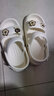 洁丽雅凉拖鞋女士夏季外穿防滑2024新款外出网红时尚沙滩厚底凉鞋女款夏 白色【焦糖女孩10个】 35-36 （适合34-35码） 实拍图