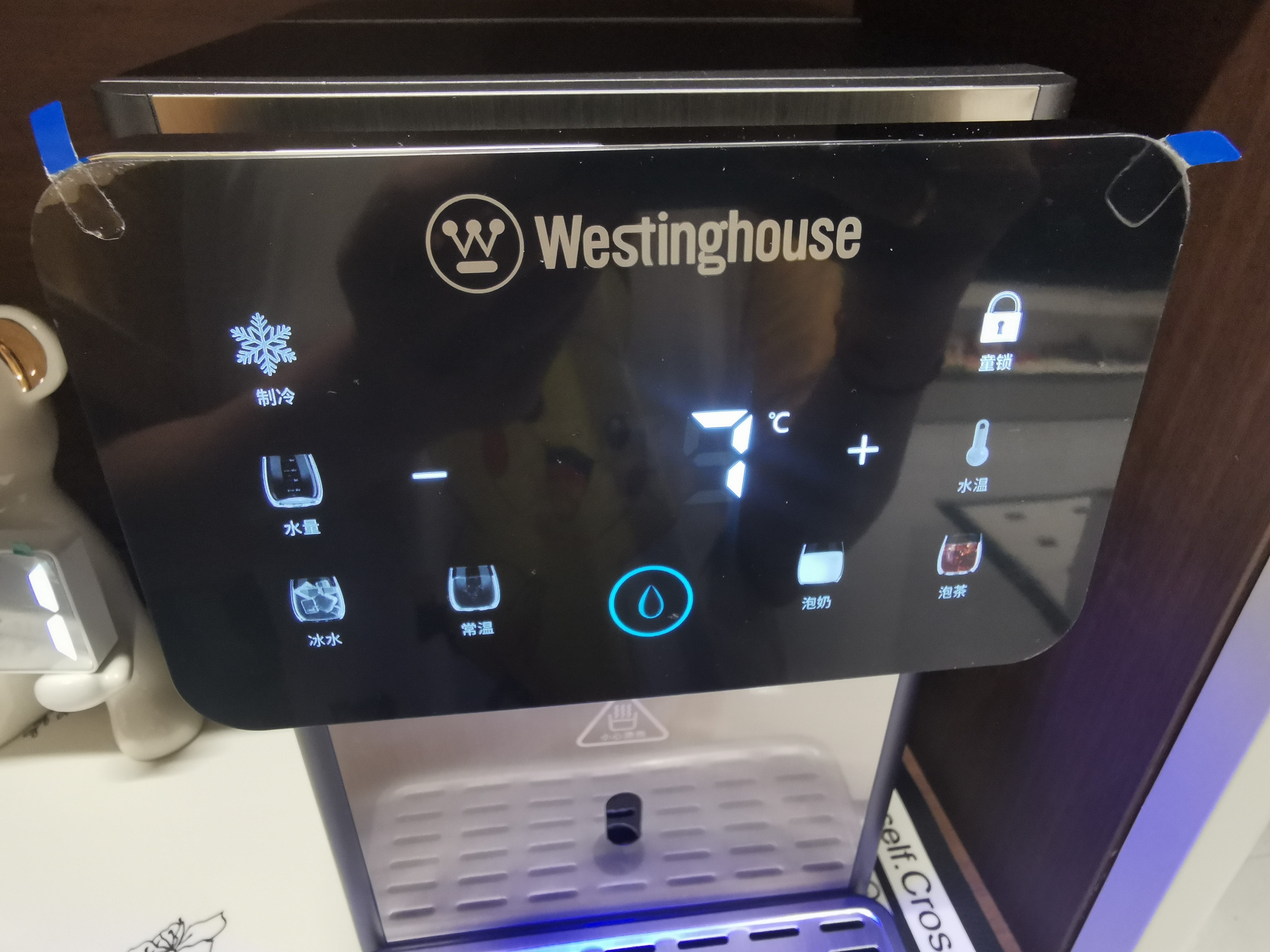 西屋（Westinghouse）即热式饮水机 曼哈顿台式小型饮水机家用 制冰水冷热含有钛不锈钢水箱办公室客厅免安装恒温直饮机 曼哈顿W4S Ultra旗舰款含钛不锈钢 即热制冷型 实拍图