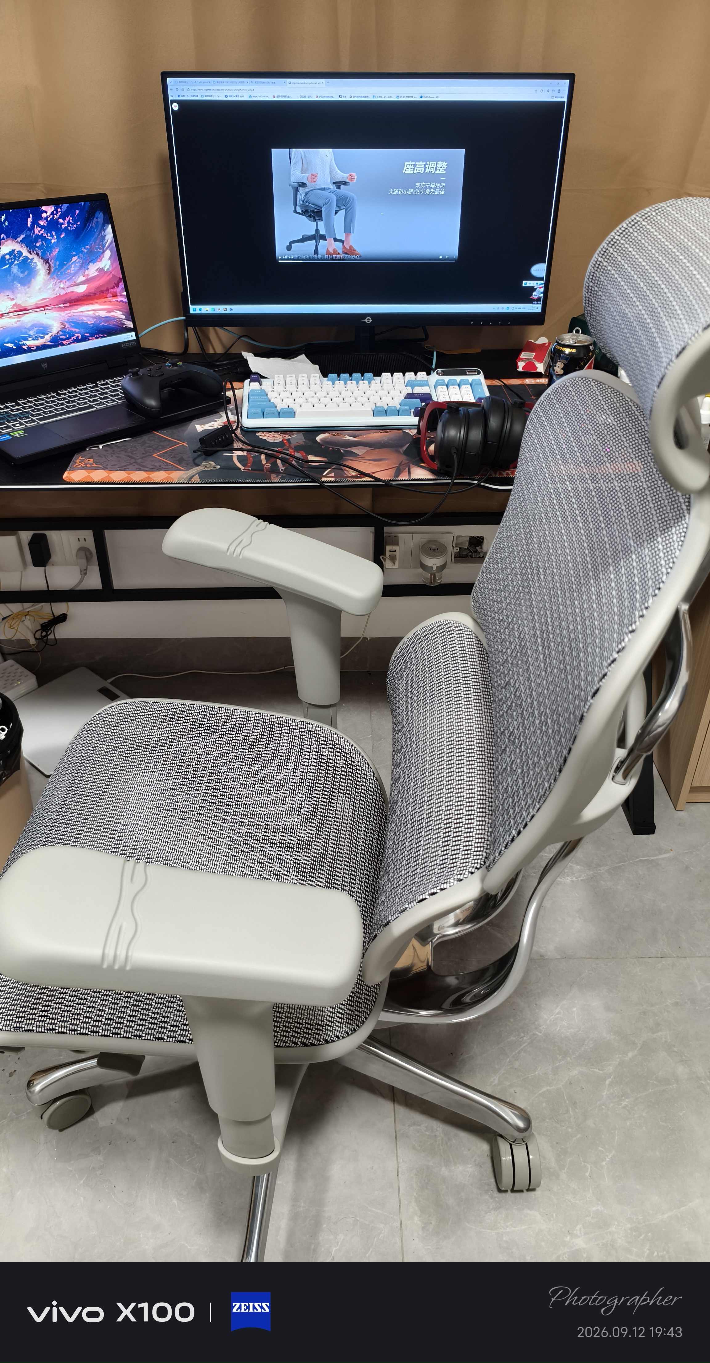 Ergonor保友金豪b雄鹰 人体工学椅 电脑椅 电竞椅办公椅子可躺老板椅 【金豪b雄鹰】银白网 实拍图
