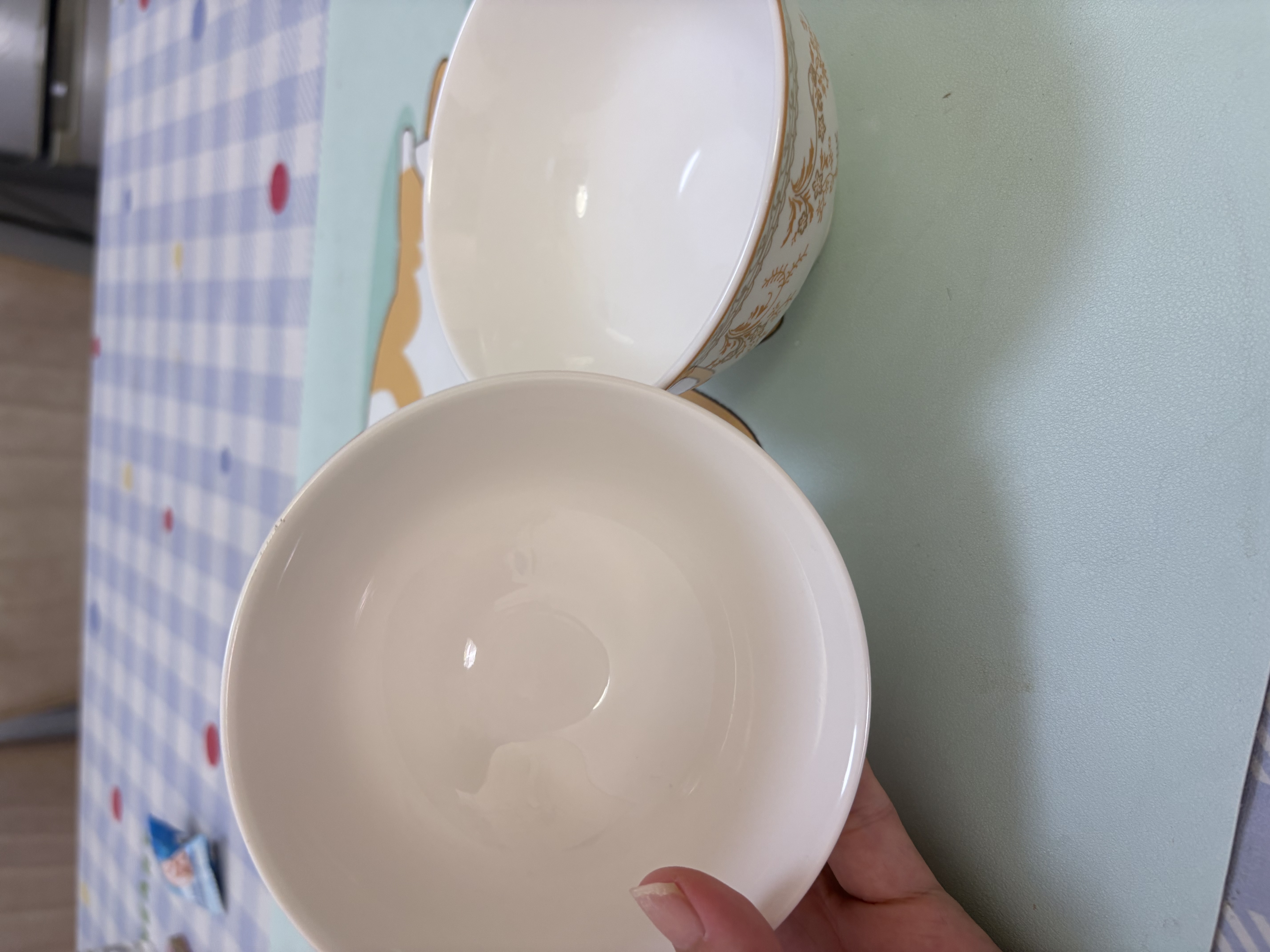 传世瓷碗碟套装家用景德镇欧式骨瓷碗筷陶瓷器吃饭套碗盘子中式 天鹅湖60件 60头豪华套装 实拍图