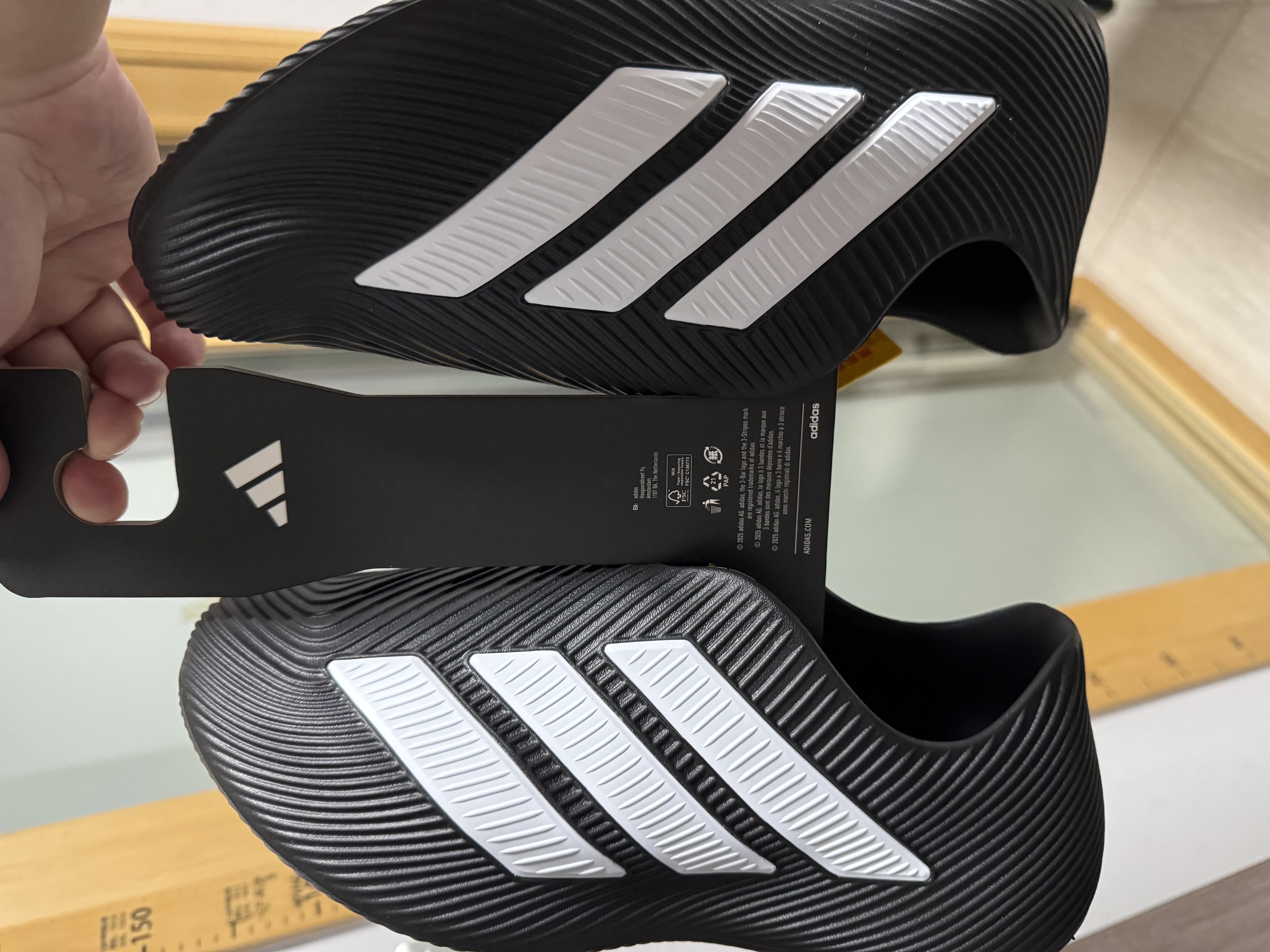 阿迪达斯（adidas） 男女鞋 运动型格系列 PURECHILL 凉鞋 LC1222 黑色 40.5 实拍图
