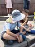 Kocotreekk树儿童防晒帽防紫外线小孩披风帽大檐遮阳帽夏季户外海滩 实拍图