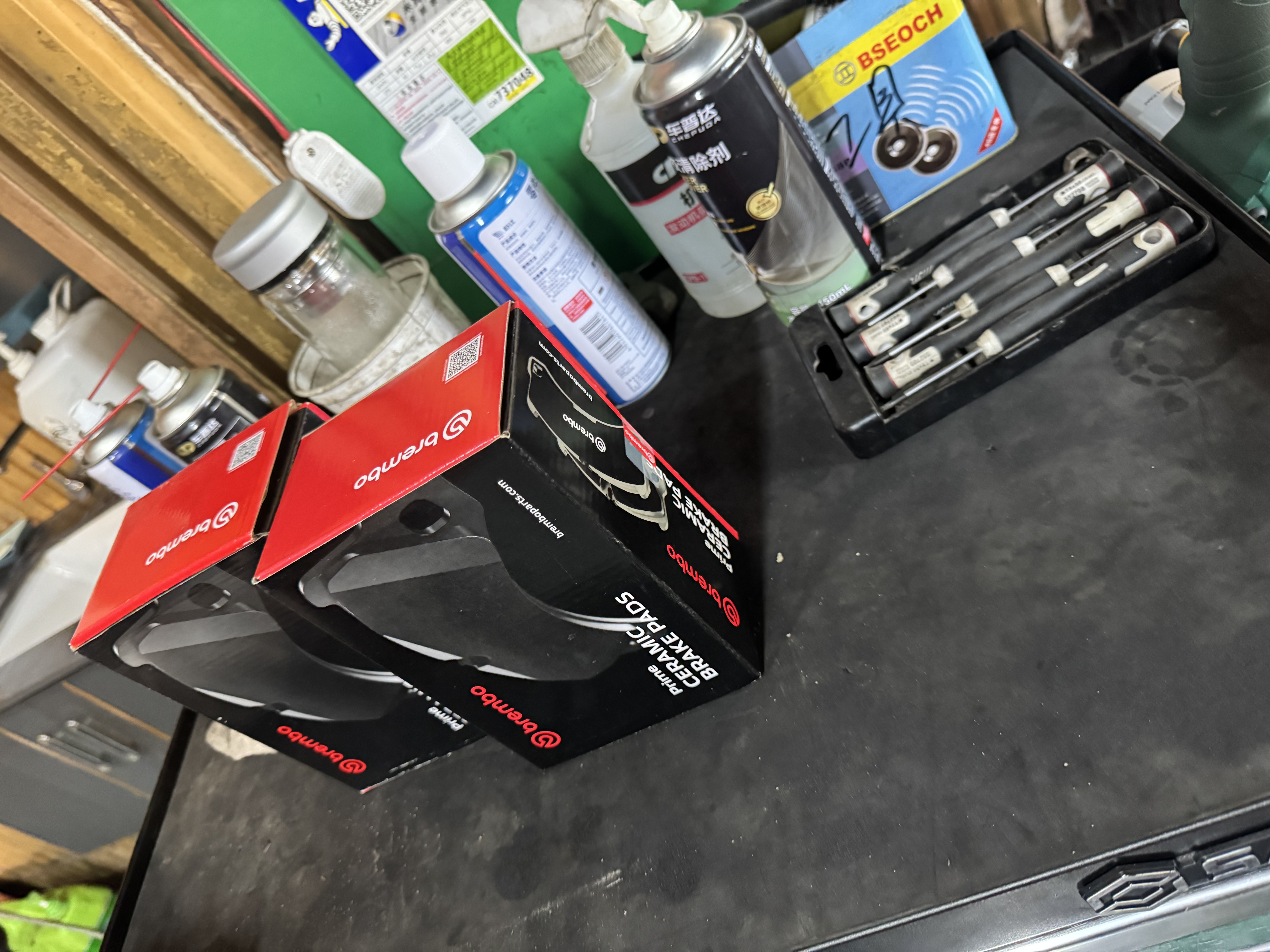 布雷博（Brembo）刹车前片奥迪A3Q3途观迈腾速腾帕萨特高尔夫凌渡宝来明锐探岳朗逸 实拍图