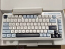 珂芝（KZZI）K75V2三模客制化机械键盘无线蓝牙电竞游戏静音轴体办公82键RGB背光PBT键帽Gasket冰川蓝轻羽轴V2 实拍图