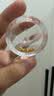 金玉白999黄金猫眼金珠散珠纯金转运珠足金3D硬金小金豆子DIY手串配件女 3mm猫眼金珠约：0.12g 实拍图