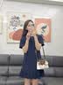 纪诗哲（GIEVSZHE）包包女包2026新款女士斜挎手提包送老婆女友生日礼物 米棕色【当日/次日达】 品牌礼盒装 实拍图