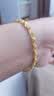 周六福足金999凤尾链黄金手链女生日礼物计价AA071303 约4.87g 16+2cm 实拍图