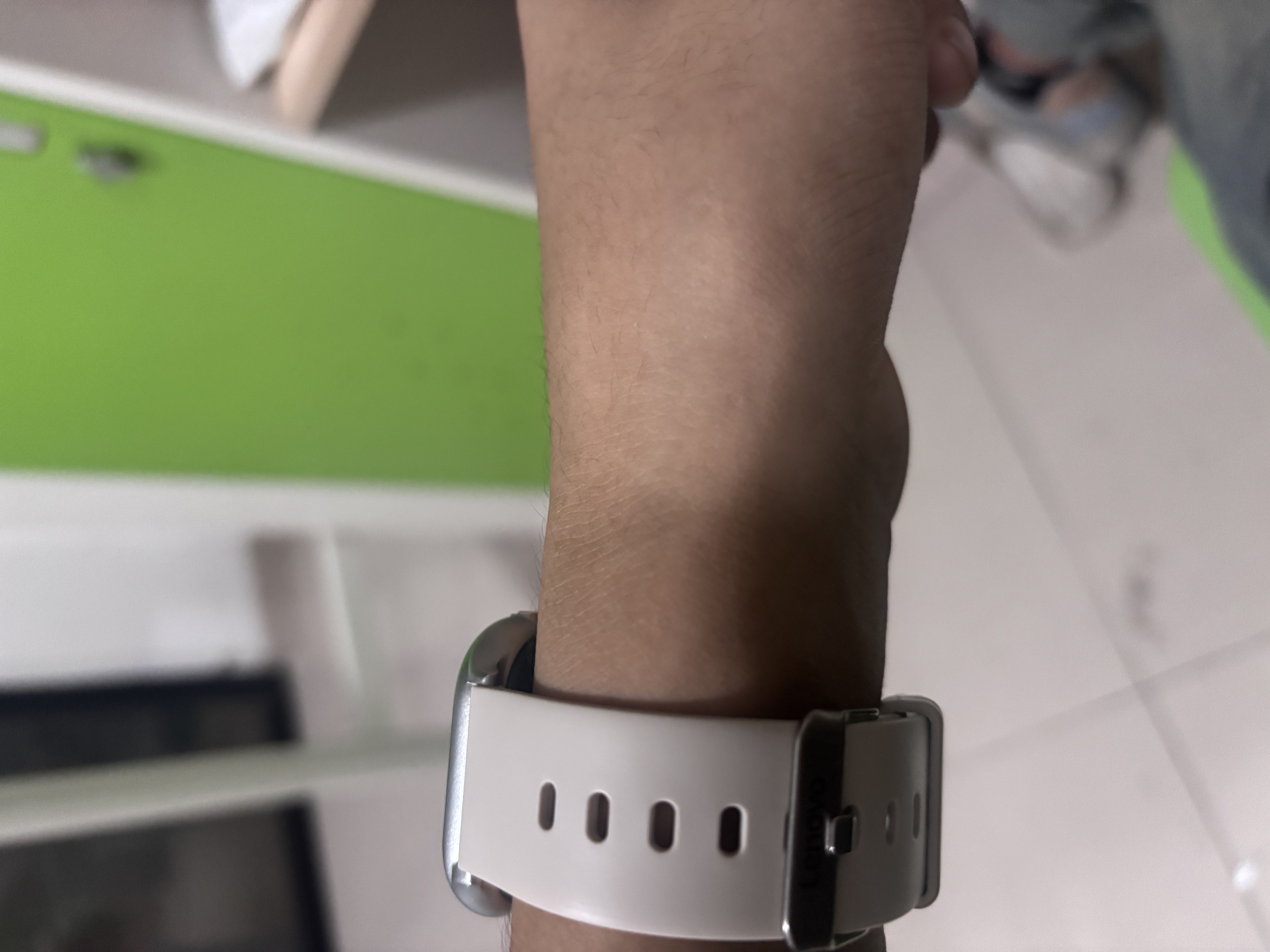 联想（Lenovo）智能手表 Watch Fit轻薄大屏血氧心率睡眠蓝牙通话健康监测穿戴运动手表手环 云石银 男女朋友礼物 实拍图