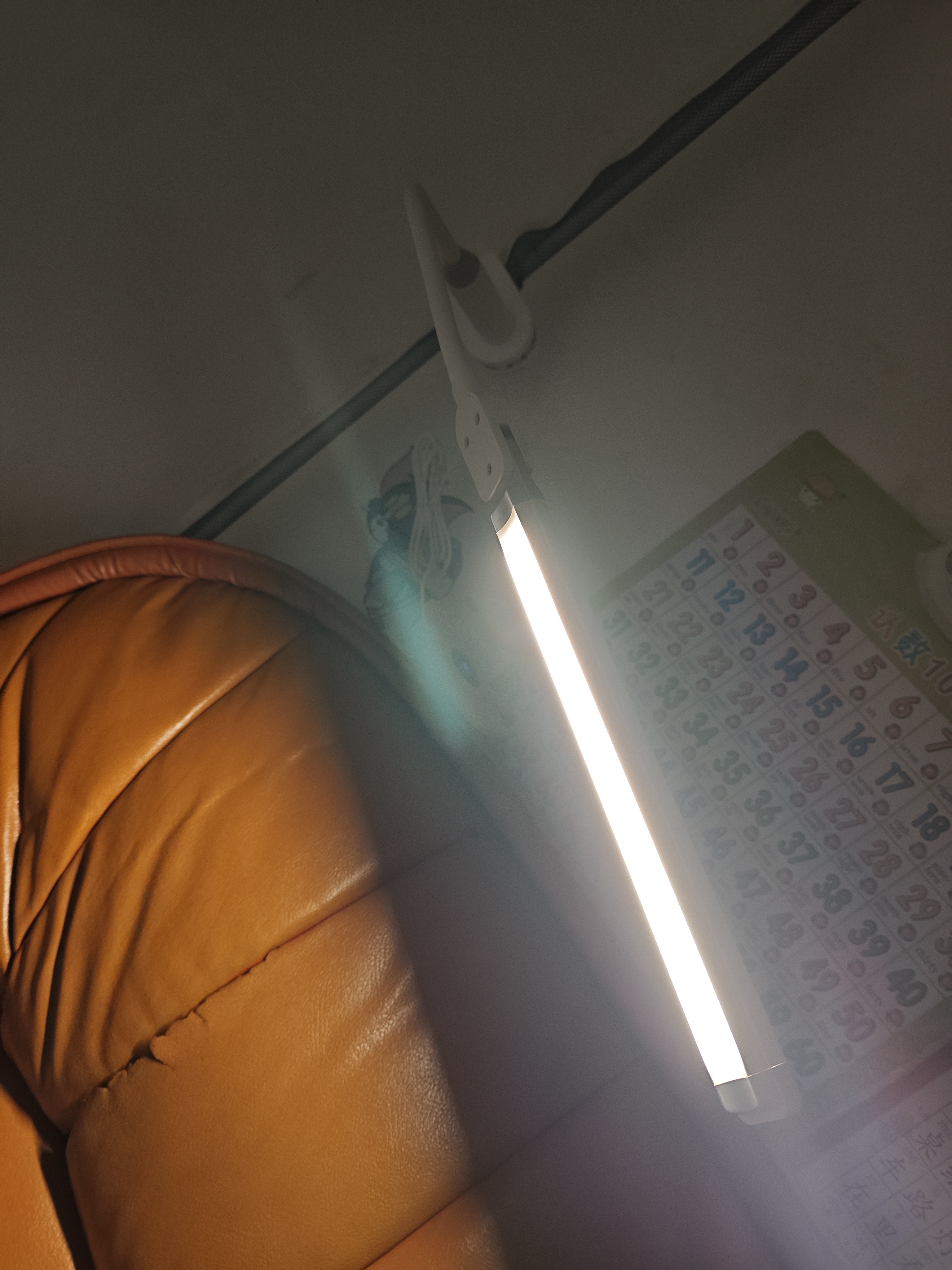 孩视宝夹子台灯夹式护眼灯床头阅读学生学习宿舍卧室灯可调节VL821-1 实拍图