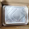 法禧龙 空气炸锅烤箱专用锡纸盒1100ml*20只铝箔盘烧烤一次性长方形餐盒 实拍图