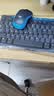 罗技（Logitech）MK275 键鼠套装 无线键鼠套装 办公键鼠套装 全尺寸 商务键鼠套装 带无线2.4G接收器 黑蓝色 实拍图
