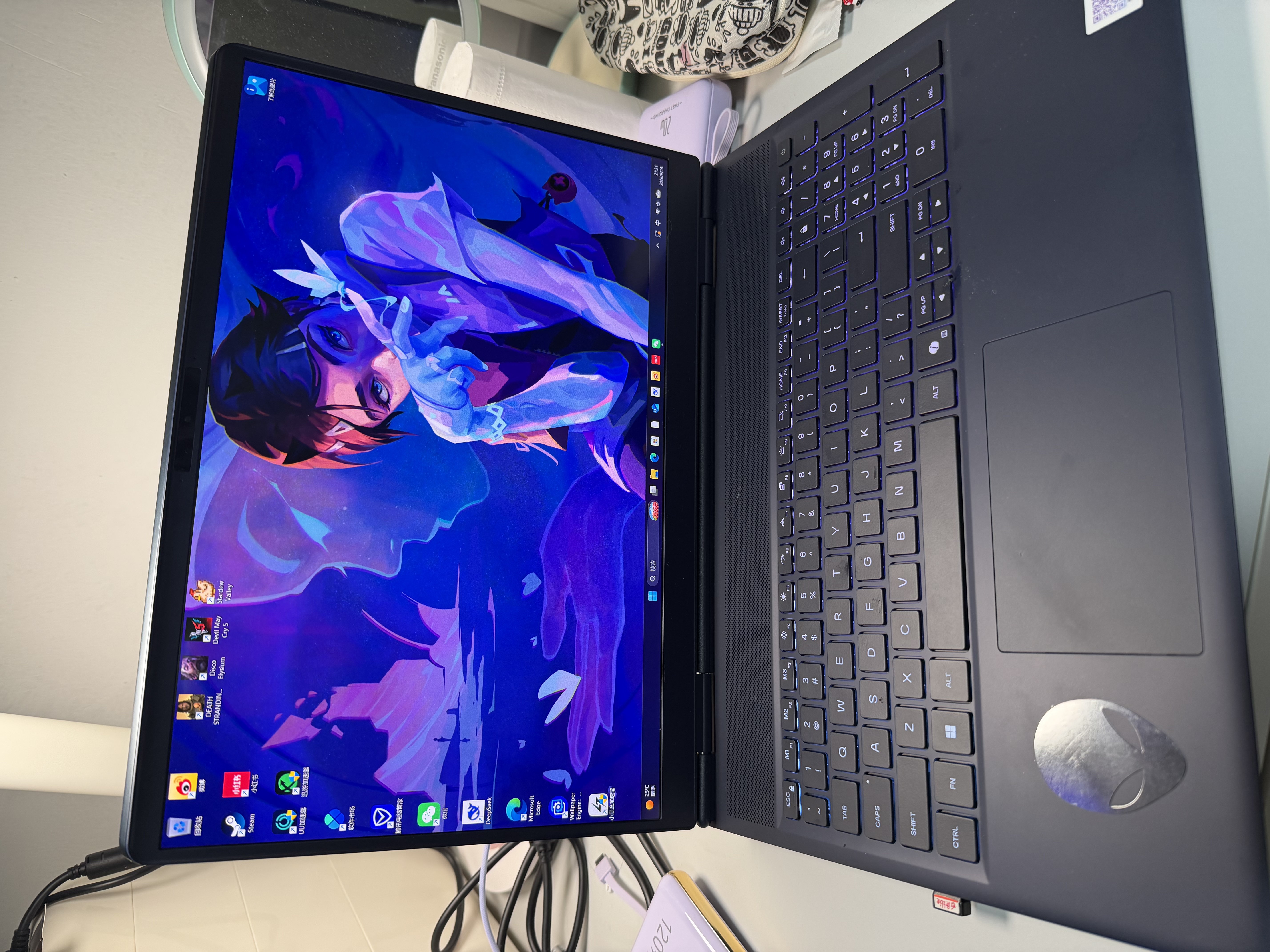 外星人（Alienware）游戏本国家补贴星舰16X 16英寸笔记本电脑OLED屏酷睿Ultra9-290HX Plus 5060显卡32G 1T 2.5K 2963 实拍图