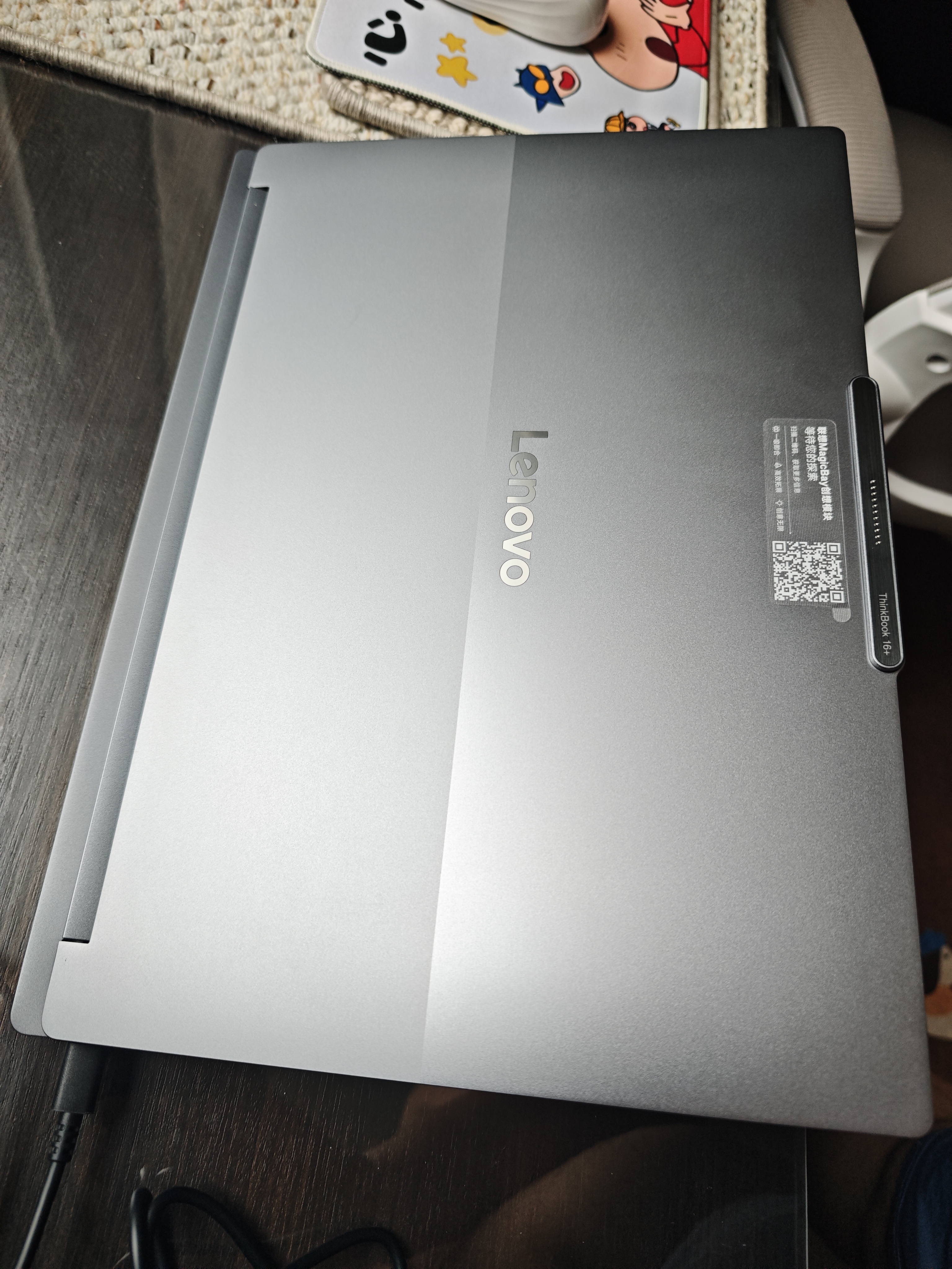 ThinkPad联想笔记本电脑ThinkBook16+ 2026 AI全能本 英特尔酷睿Ultra5 336H 16G 1T 3.2K 16英寸 月神灰 实拍图