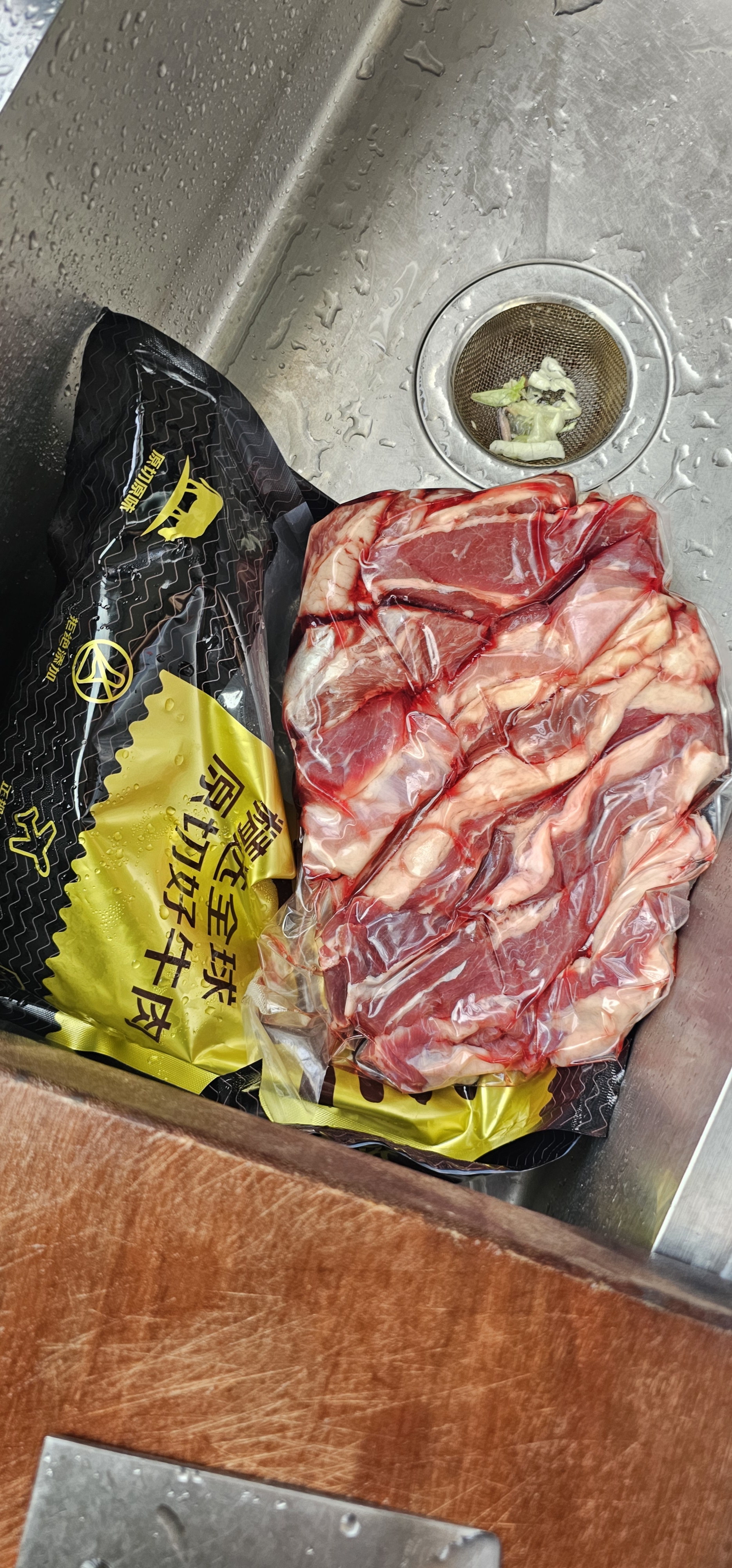 鲜京采惠选 巴西原切牛肋肉净重2斤 牛胸腹部位肋条肉 炖煮 晒单实拍图