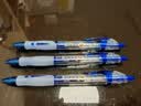 晨光（M&G）GP1163B按动中性笔0.5mm蓝色子弹头按压式商务办公签字笔刷题走珠笔3支 实拍图